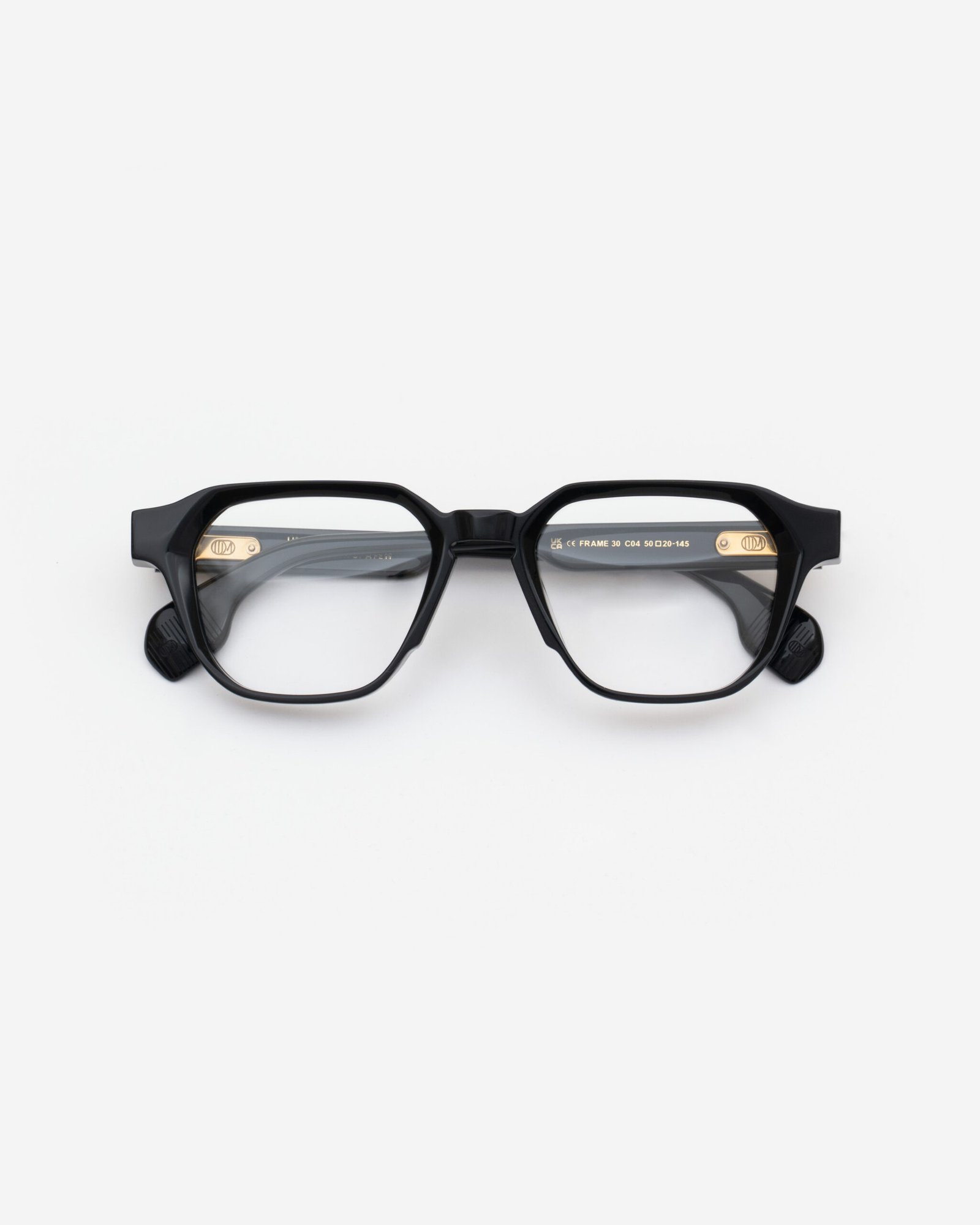 Frame 30 eyeglasses black Eyewear by Uniquedesignmilano