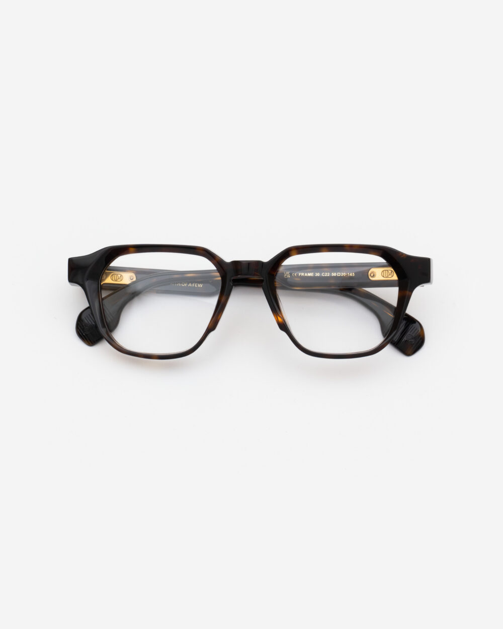 Frame 30 eyeglasses Tortoise Eyewear by Uniquedesignmilano