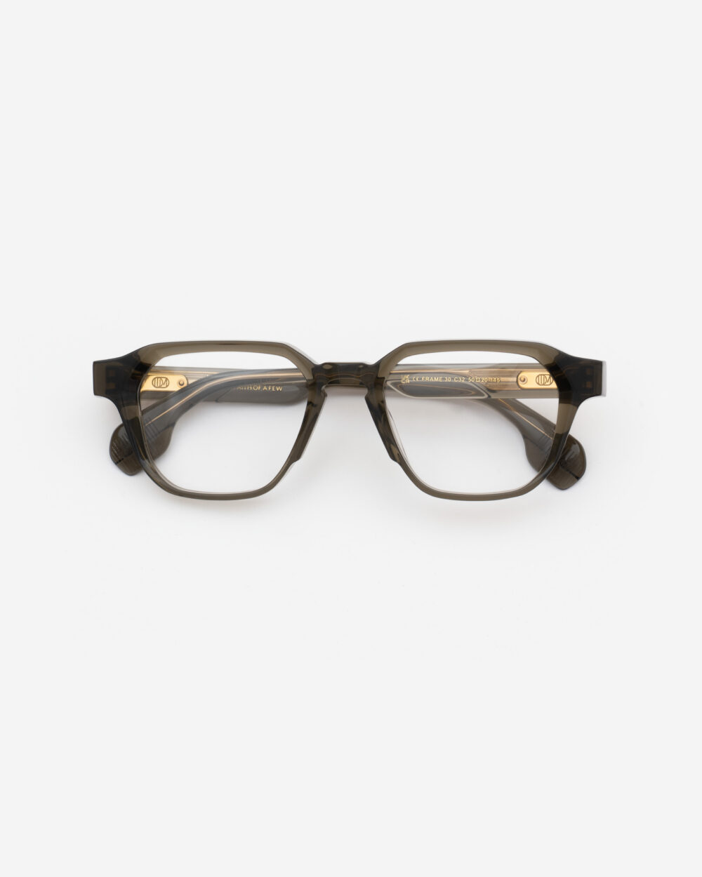 Frame 30 eyeglasses Kaki Eyewear by Uniquedesignmilano