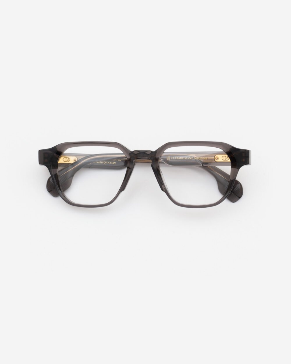 Frame 30 eyeglasses Grey Eyewear by Uniquedesignmilano