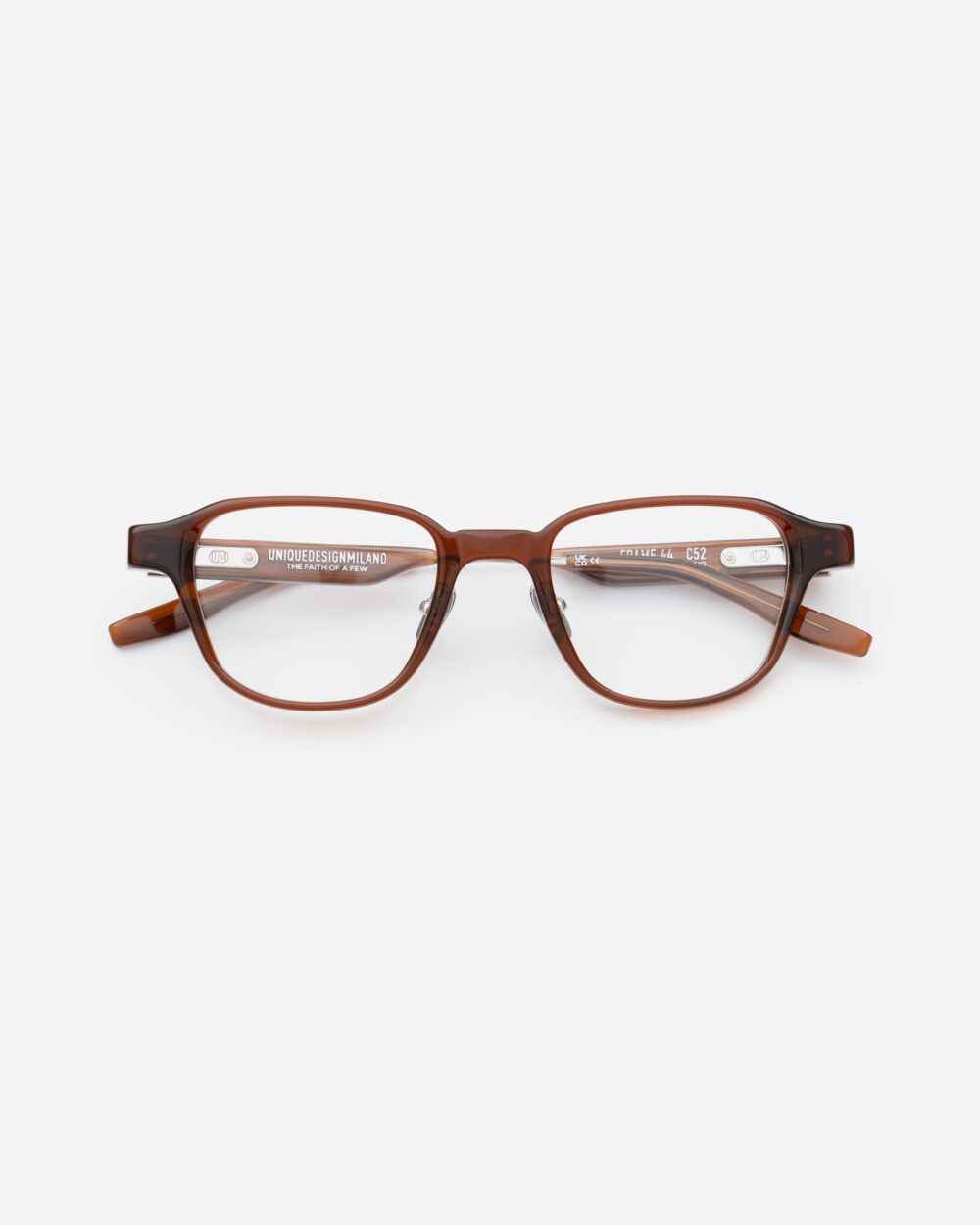 Frame 44 Brown Optical Eyewear by Uniquedesignmilano