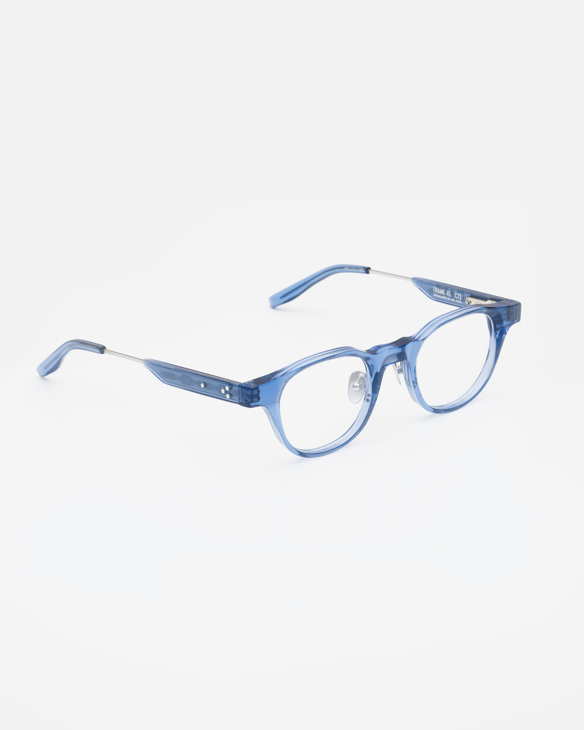 Frame 45 Light Blue Optical Eyewear by Uniquedesignmilano