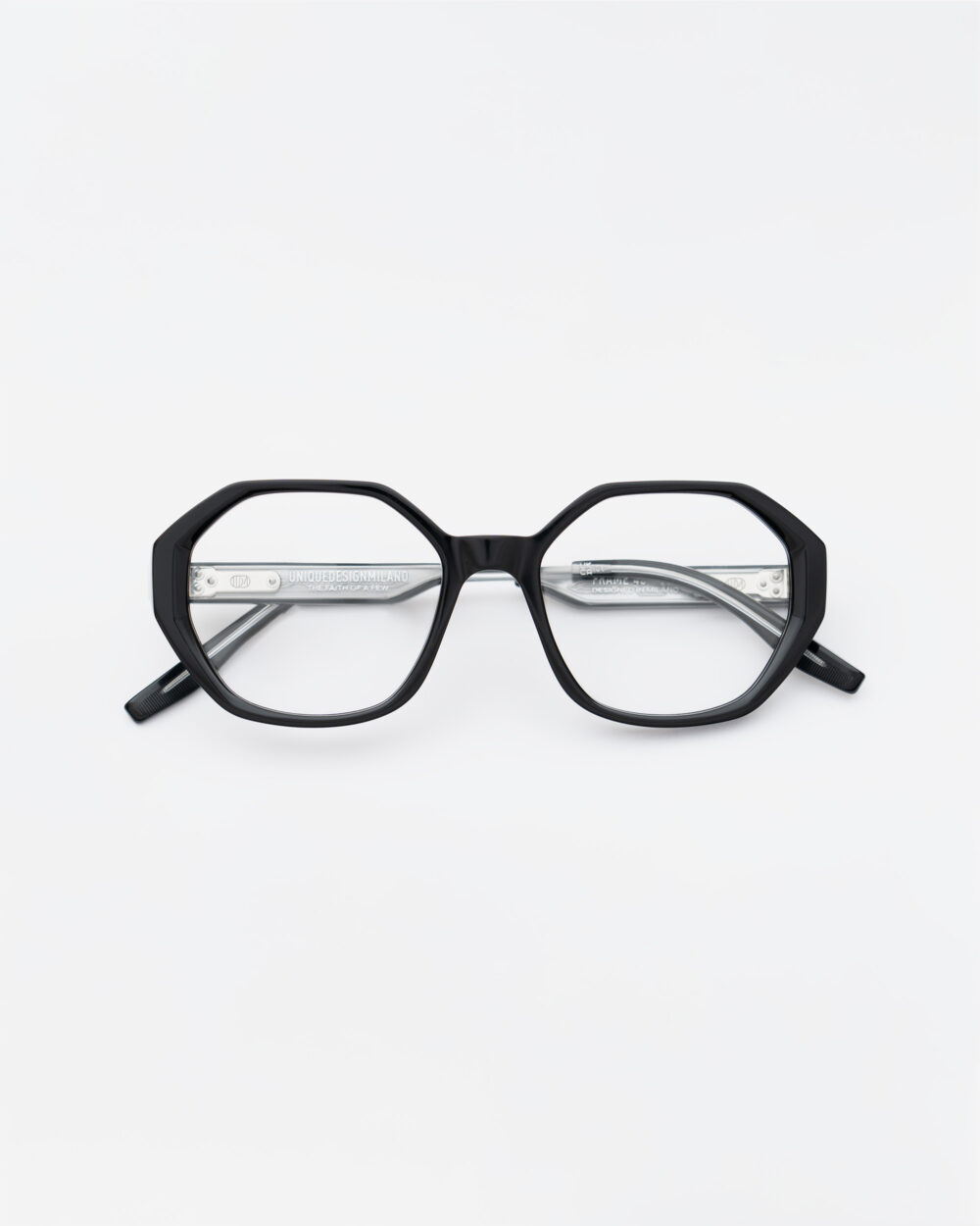 Frame 46 Black Optical Eyewear by Uniquedesignmilano