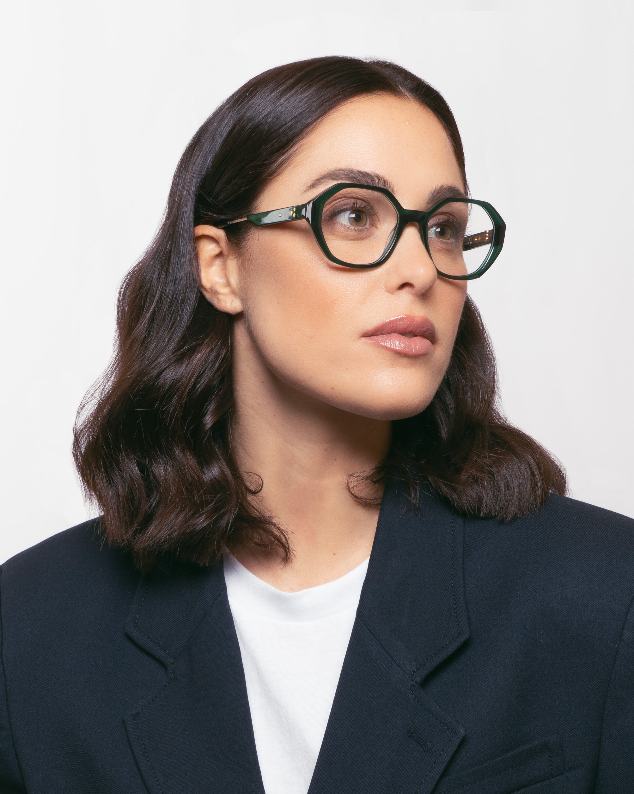 Frame 46 Green Optical Eyewear by Uniquedesignmilano