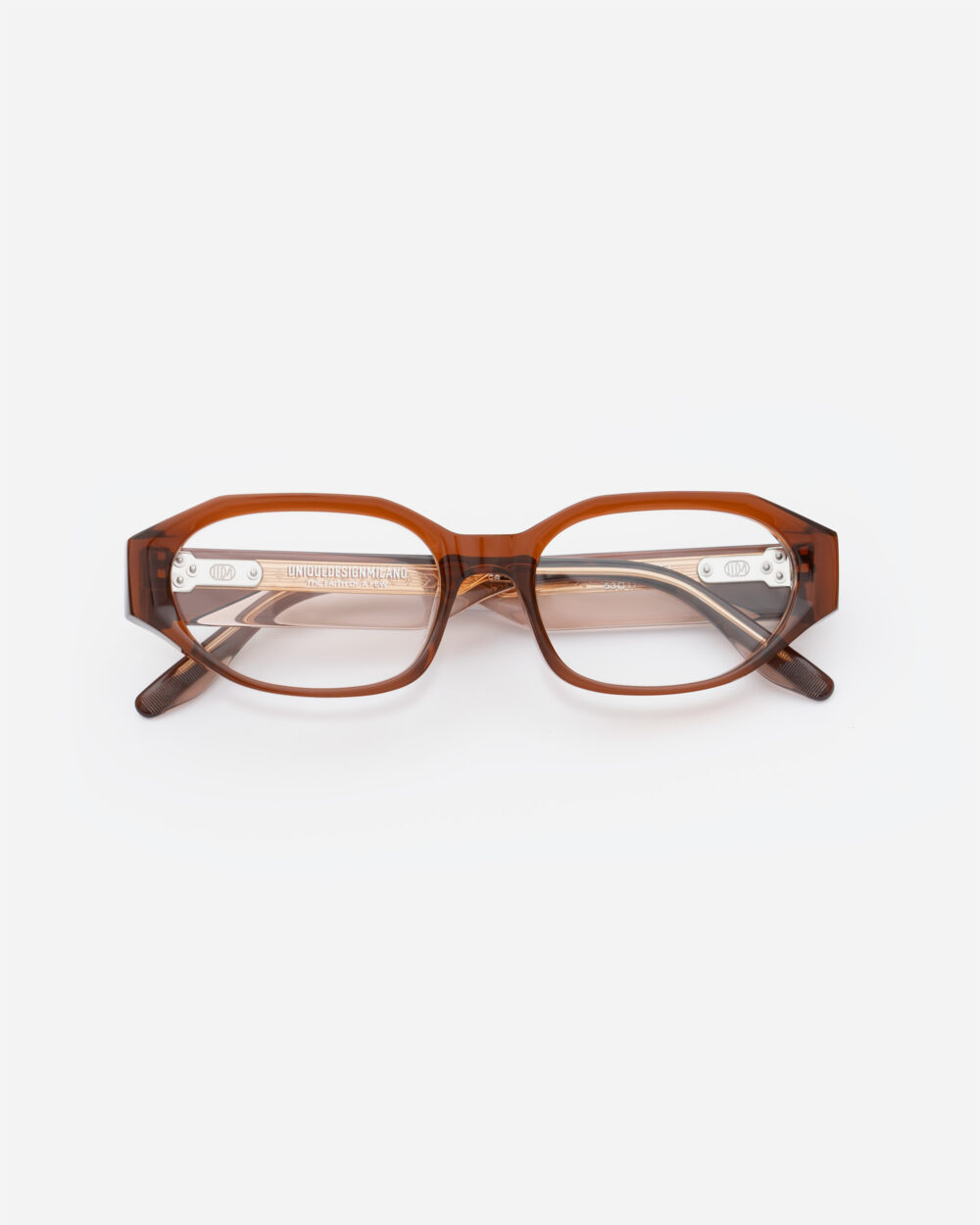 Frame 48 Brown Optical Eyewear by Uniquedesignmilano