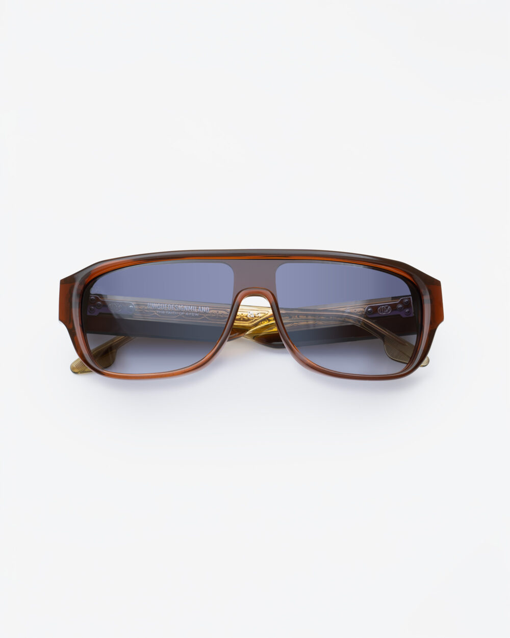 Rush Sunglasses Brown Eyewear by Uniquedesignmilano