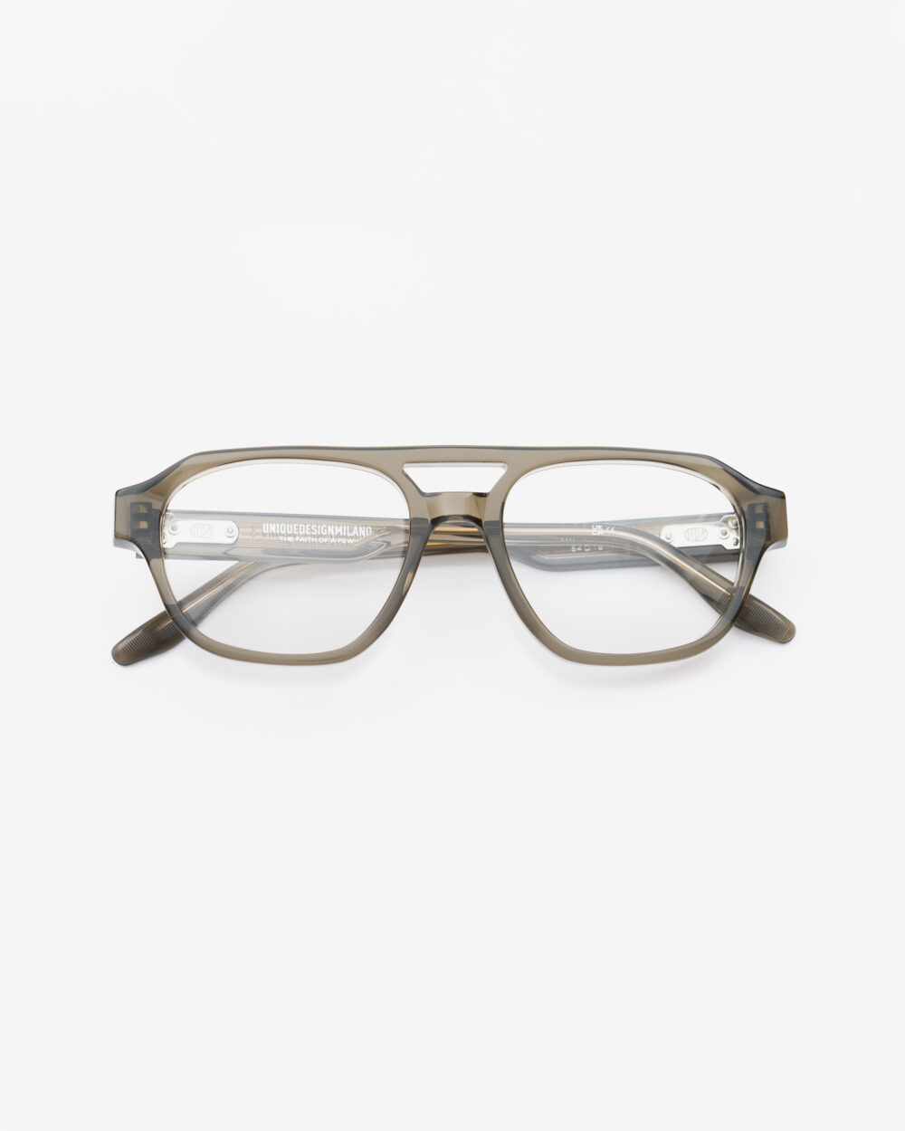 The Richie Optical Kaki Eyewear by Uniquedesignmilano