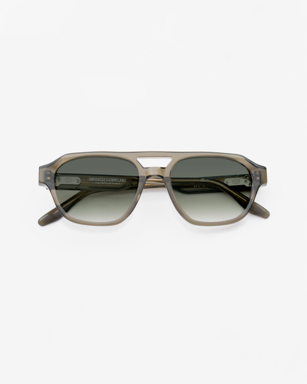 The Richie Sunglasses Kaki Eyewear by Uniquedesignmilano