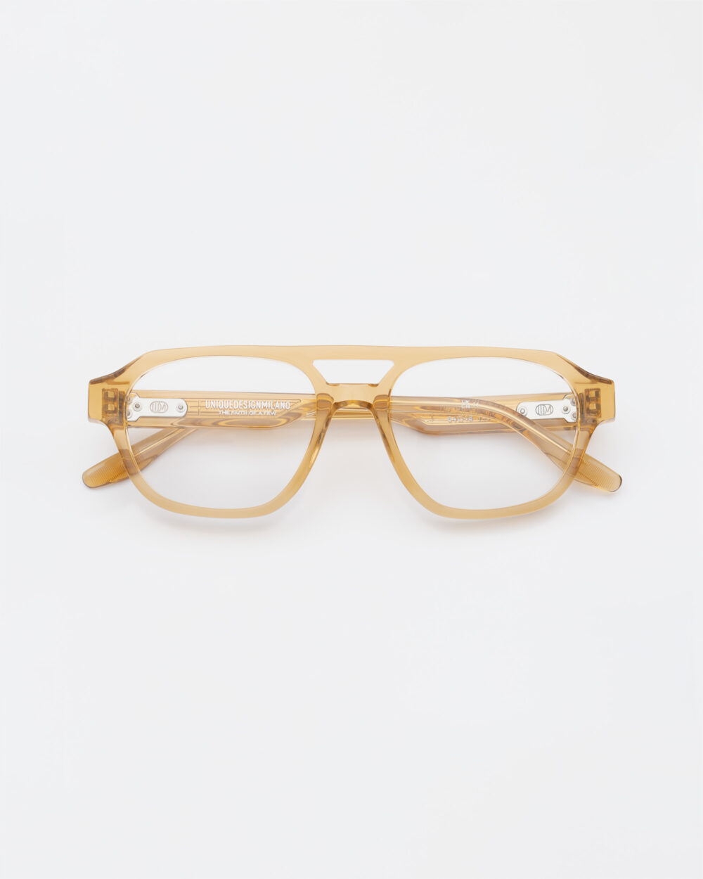 The Richie Optical Honey Eyewear by Uniquedesignmilano