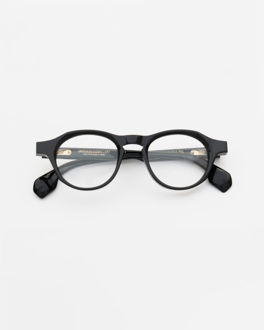 Champagne supernova eyeglasses black Eyewear by Uniquedesignmilano