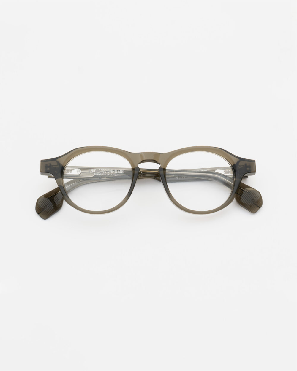 Champagne supernova eyeglasses kaki Eyewear by Uniquedesignmilano