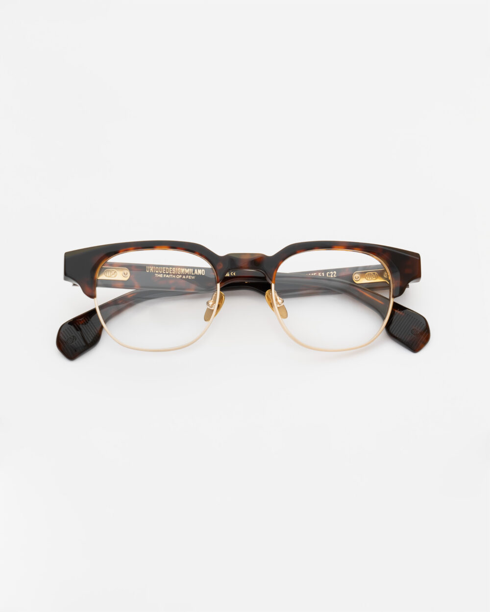 Frame51 eyeglasses tortoise Eyewear by Uniquedesignmilano