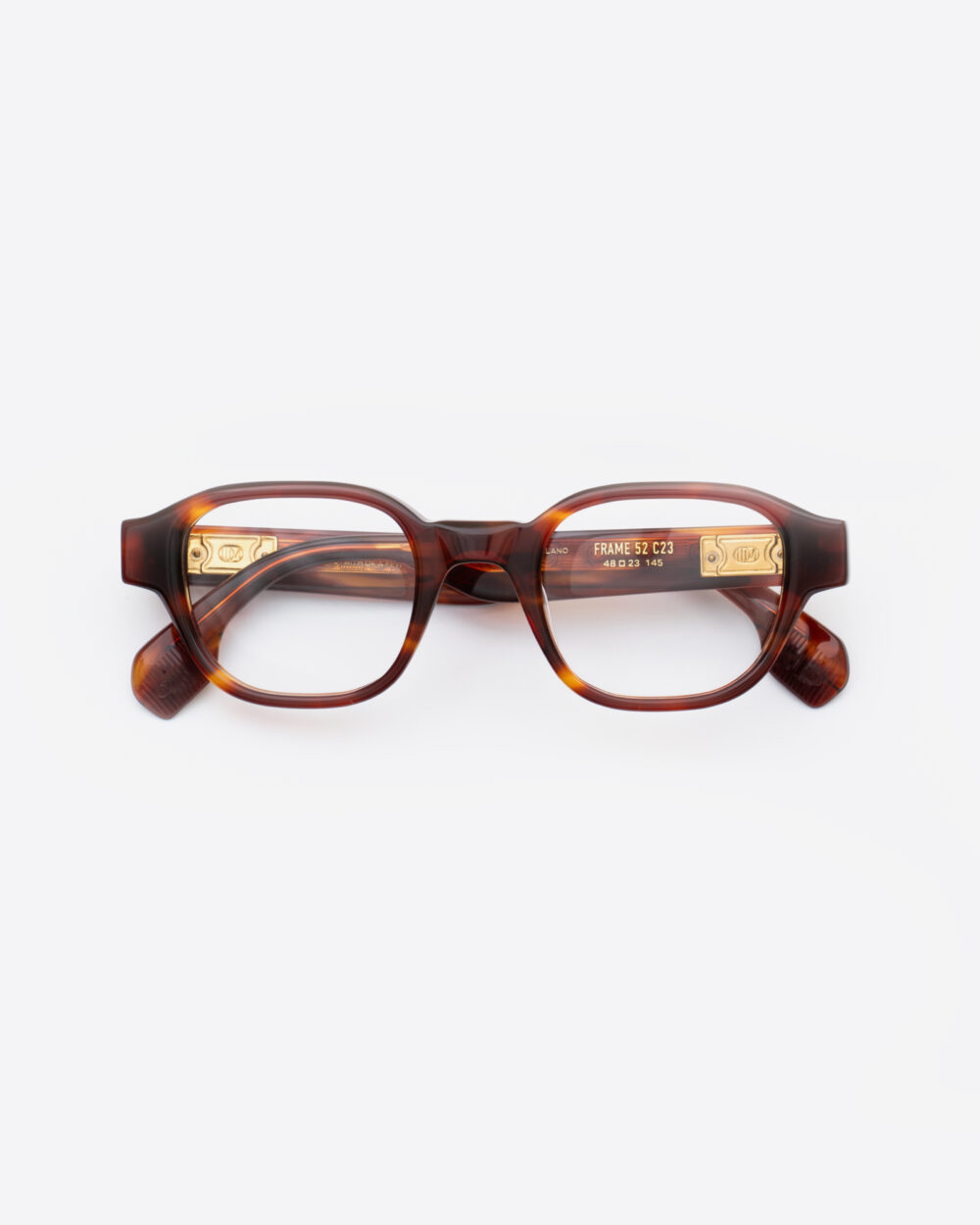 Frame 52 eyeglasses Tortoise Eyewear by Uniquedesignmilano