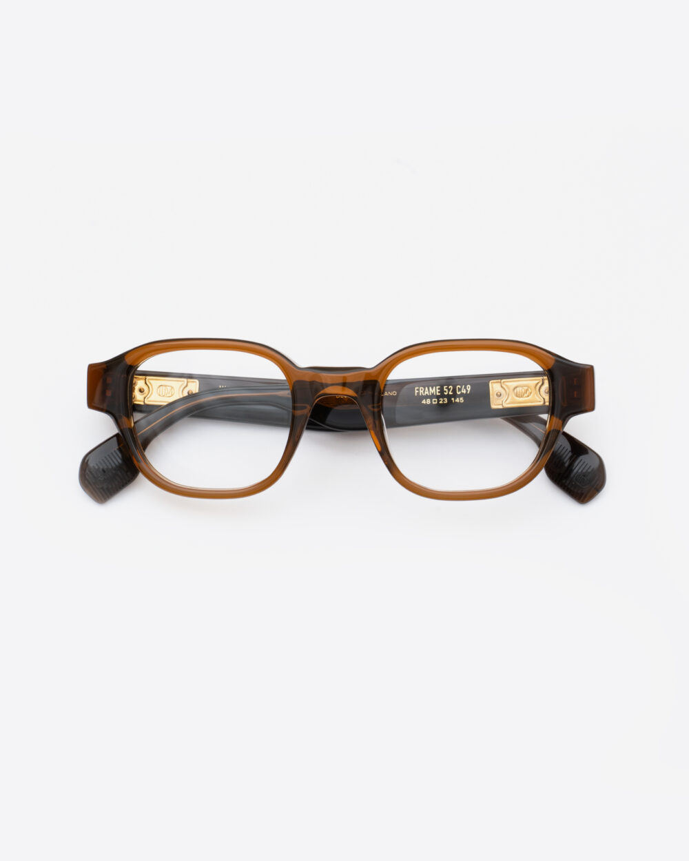 Frame 52 eyeglasses Amber Eyewear by Uniquedesignmilano