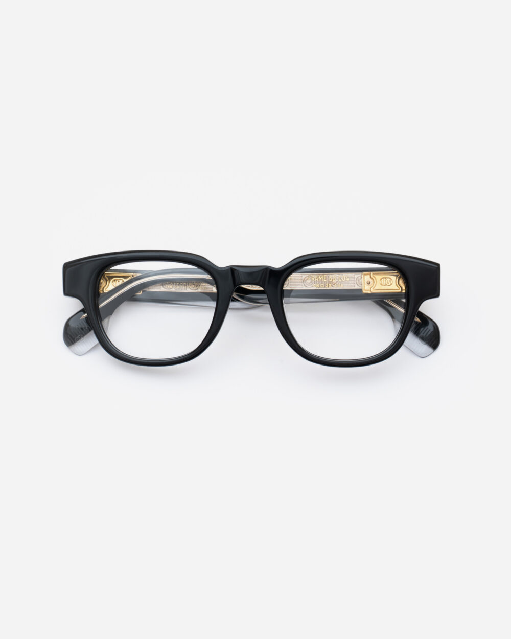 Frame 53 eyeglasses Black Eyewear by Uniquedesignmilano