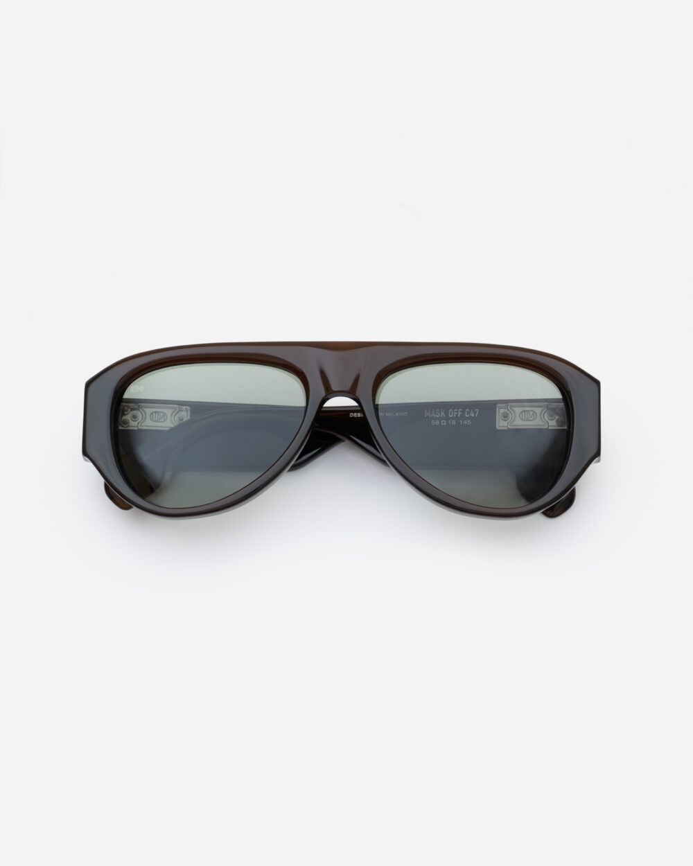 MASK OFF sunglasses brown Eyewear by Uniquedesignmilano