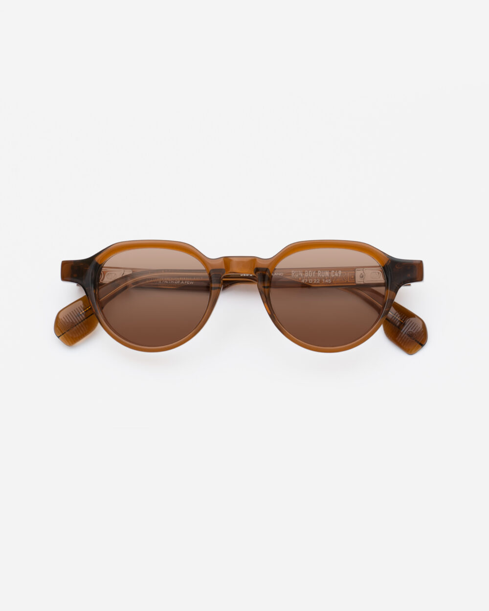 RUN BOY RUN sunglasses amber Eyewear by Uniquedesignmilano