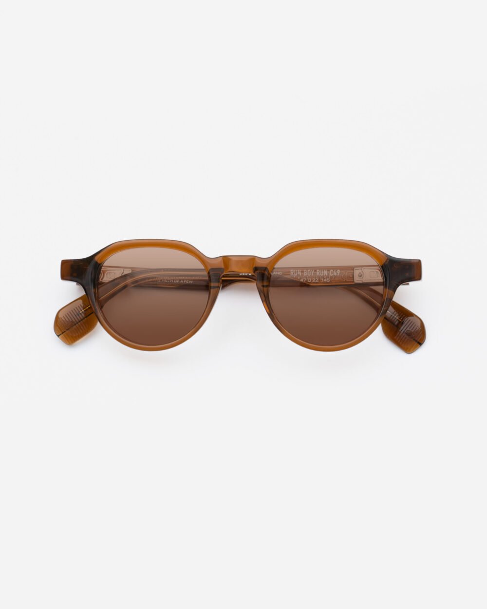 RUN BOY RUN sunglasses amber Eyewear by Uniquedesignmilano