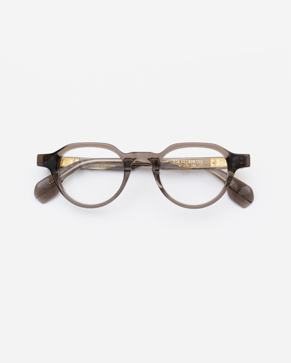 RUN BOY RUN eyeglasses taupe Eyewear by Uniquedesignmilano