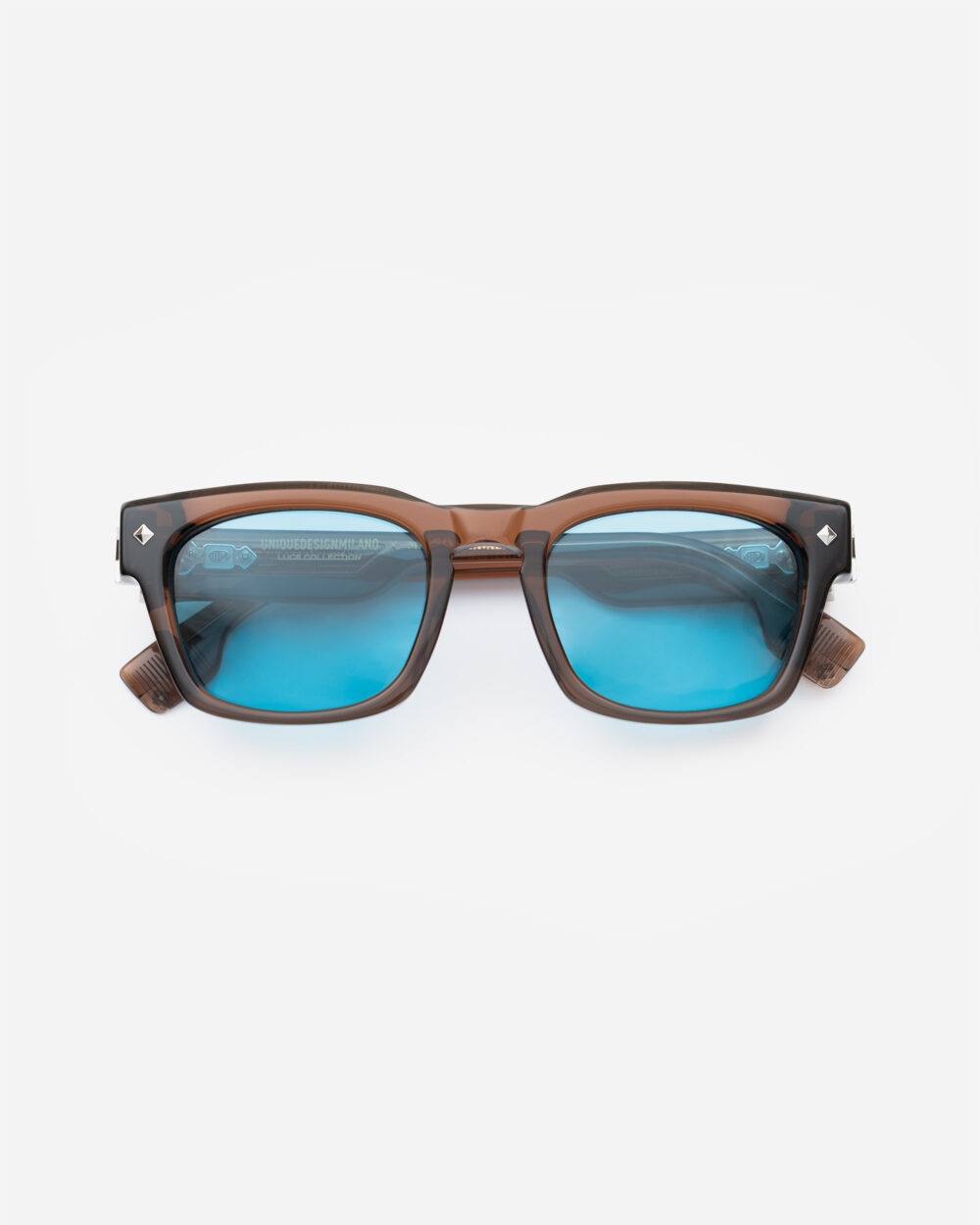 The Clarity brown sunglasses, LUCE COLLECTION by UNIQUEDESIGNMILANO