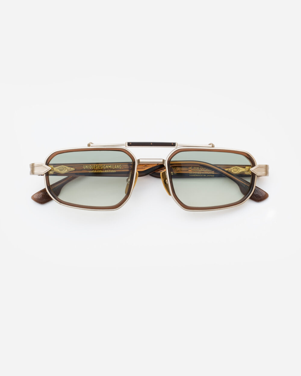 The Flash Brown sunglasses, LUCE COLLECTION by UNIQUEDESIGNMILANO