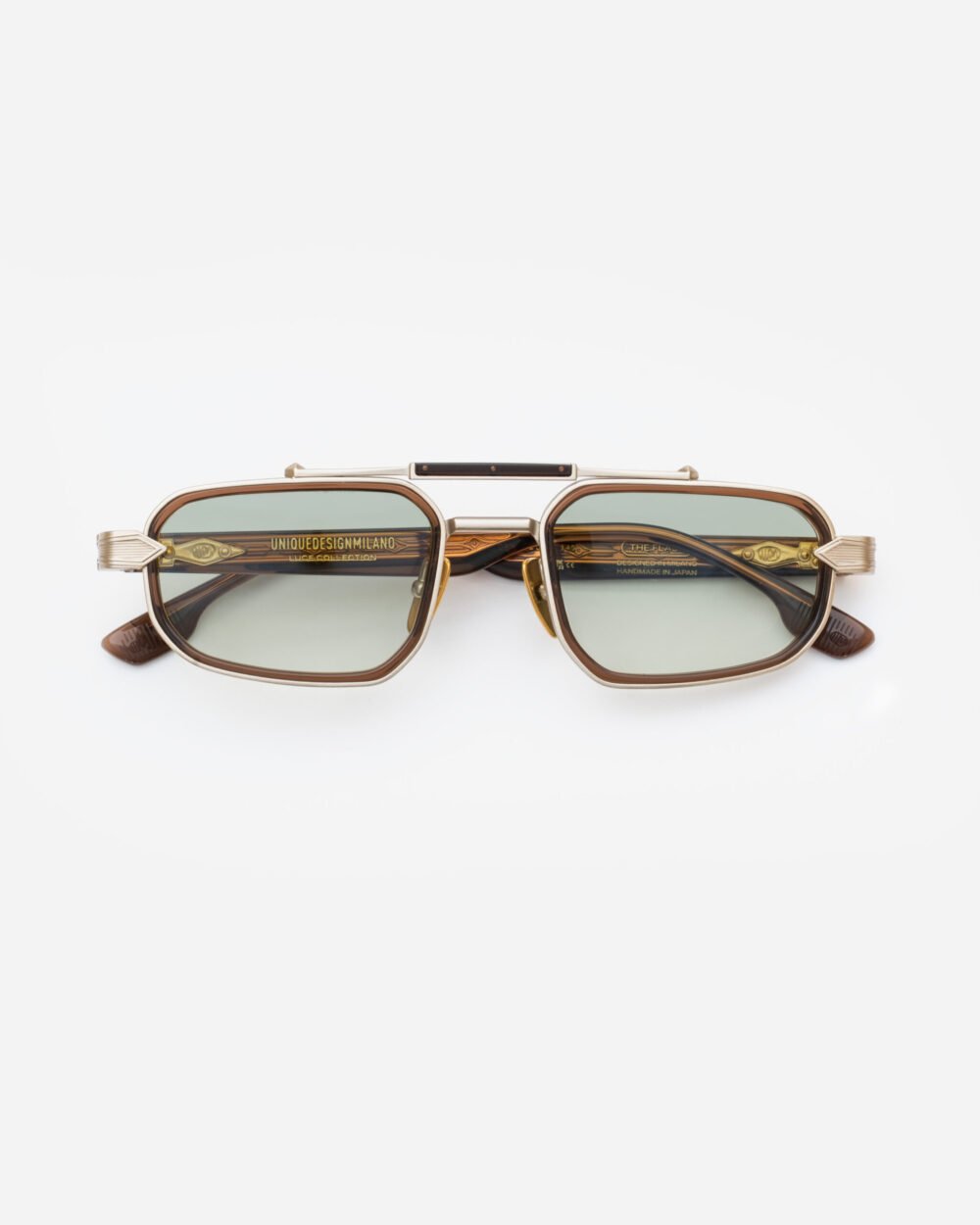 The Flash Brown sunglasses, LUCE COLLECTION by UNIQUEDESIGNMILANO