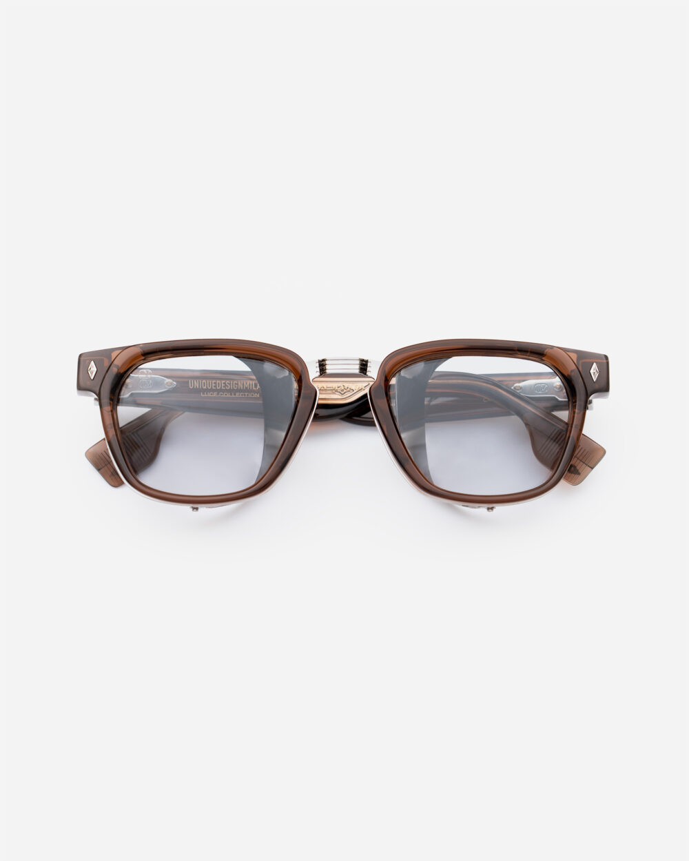 The Marquise brown sunglasses, LUCE COLLECTION by UNIQUEDESIGNMILANO