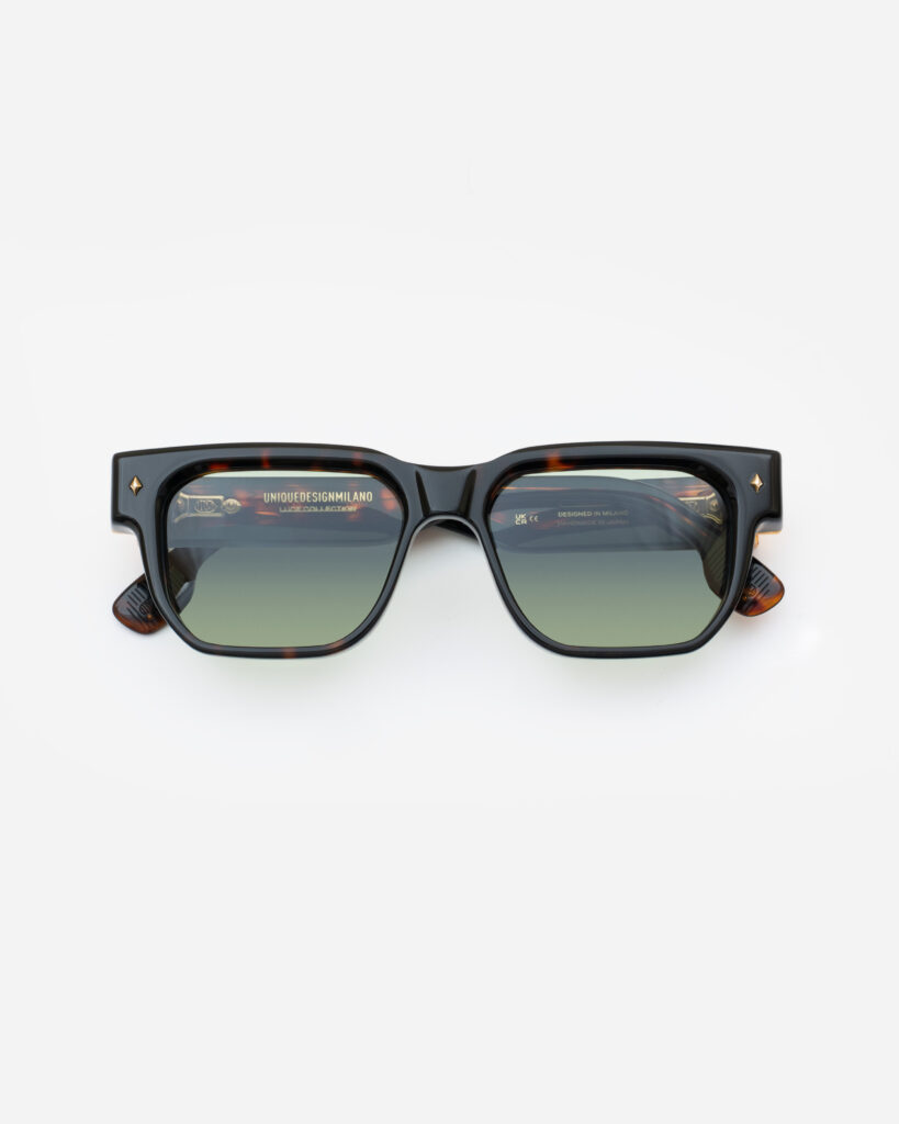 The Spark Tortoise sunglasses, LUCE COLLECTION by UNIQUEDESIGNMILANO
