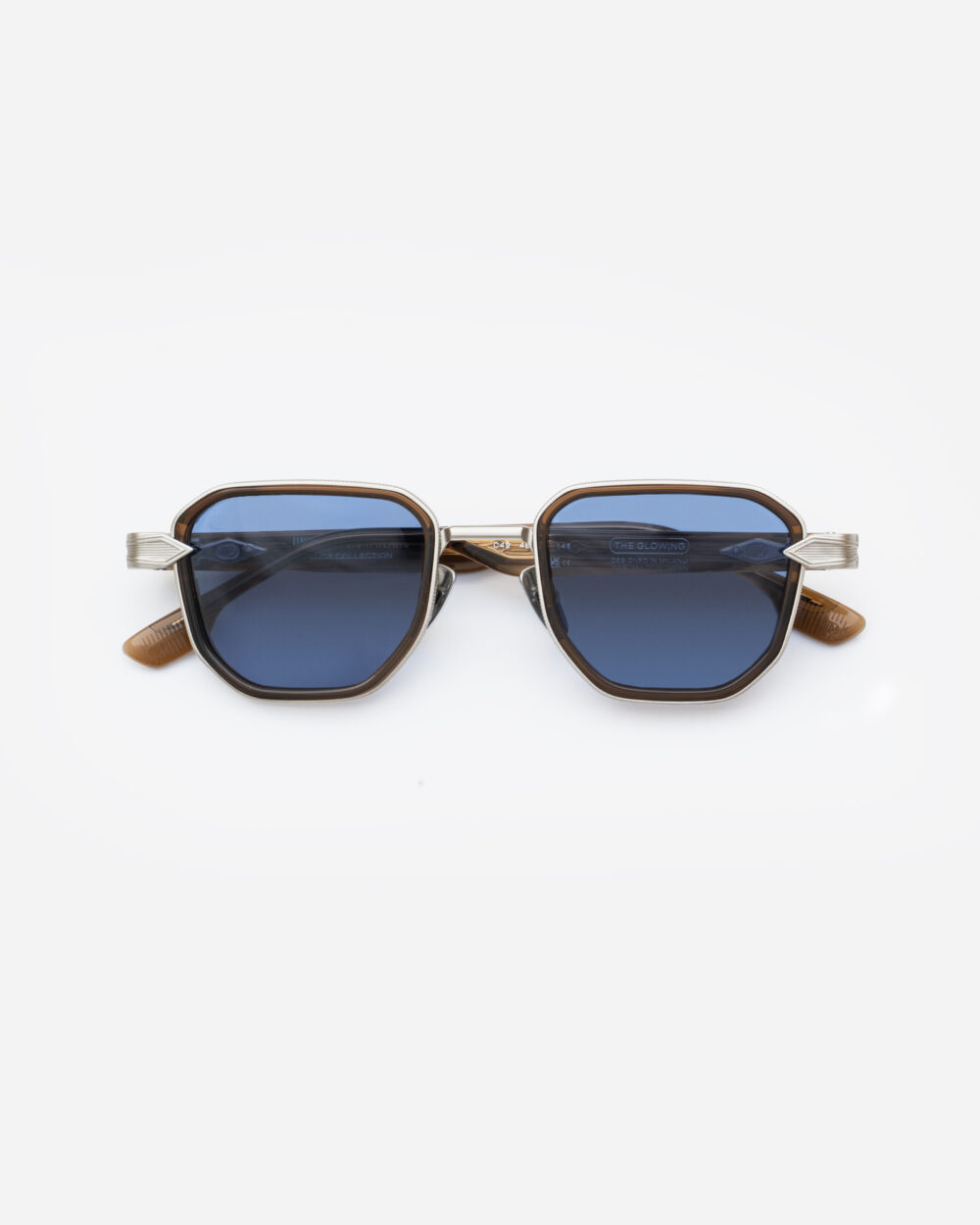 The Glowing brown amber sunglasses, LUCE COLLECTION by UNIQUEDESIGNMILANO