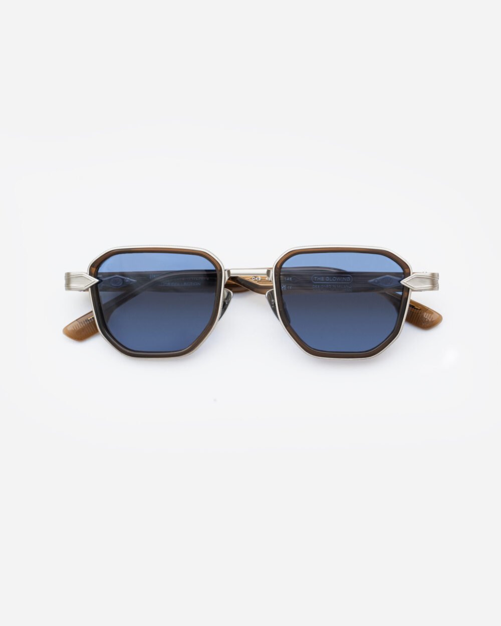 The Glowing brown amber sunglasses, LUCE COLLECTION by UNIQUEDESIGNMILANO