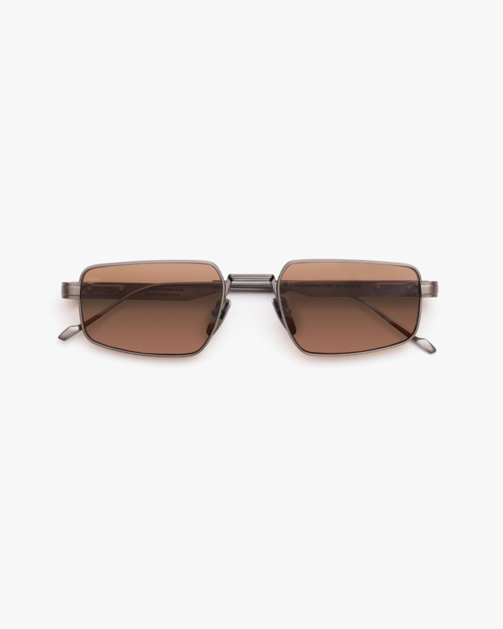 SUPERSTUDIO+ sunglasses gun metal color by UNIQUEDESIGNMILANO