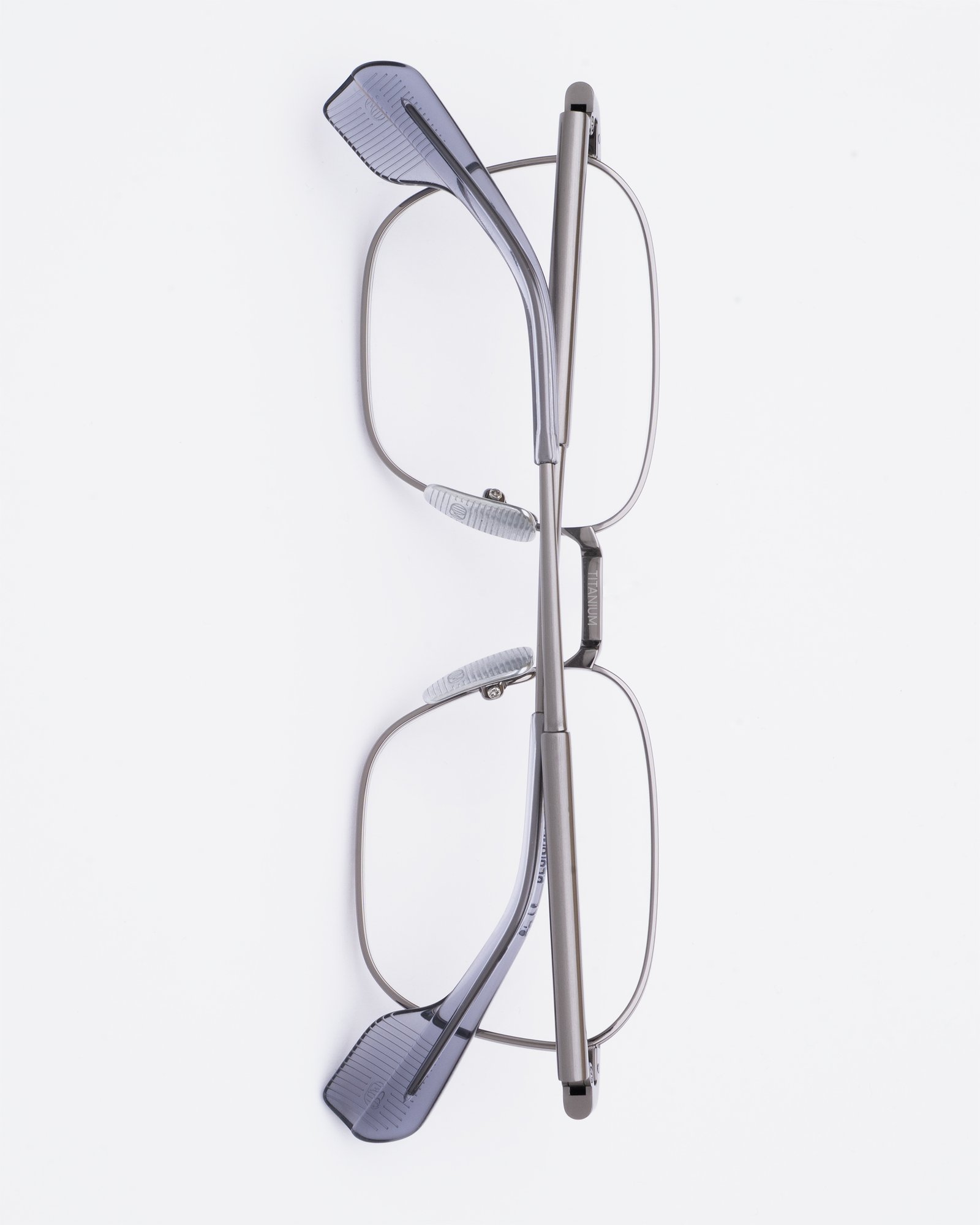 FRAME56 titanium gun lilac optical eyewear by Uniquedesignmilano