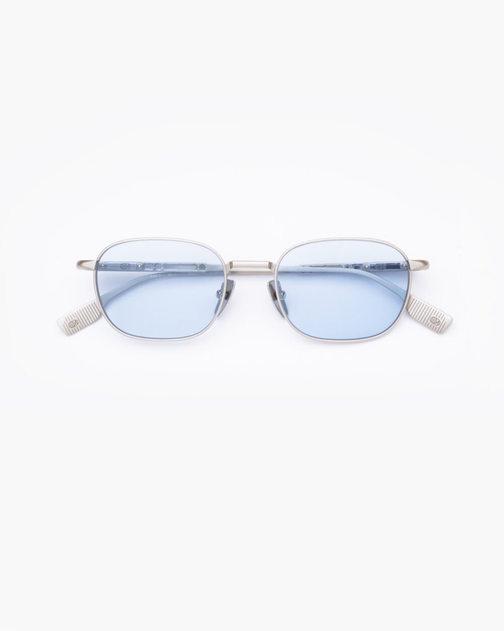 MUGHAL titanium silver sunglasses by Uniquedesignmilano