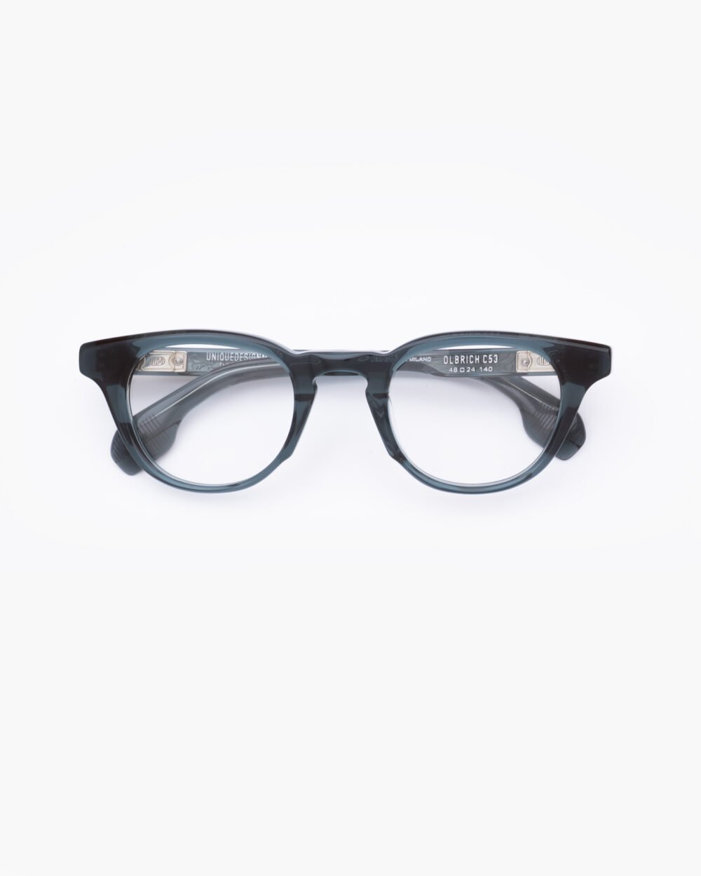 OLBRICH deep gray optical Eyewear by Uniquedesignmilano